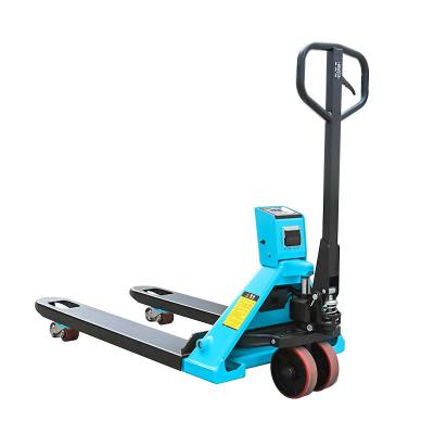 China Manual Pallet Jack Lift With Scale portable pallet scale for sale