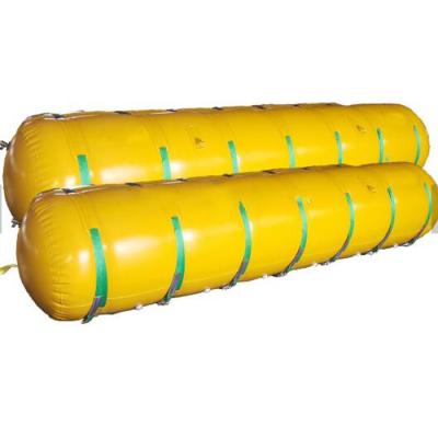 China Inflatable Marine Salvage Airbags For Lifting Boats Yellow Color for sale