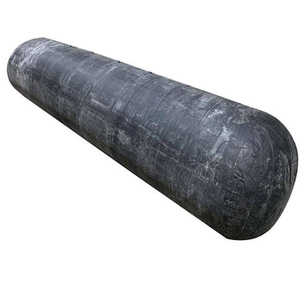 Quality Docking And Undocking Ship Rubber Airbag , Black 2.0m Inflatable Rubber Balloon for sale