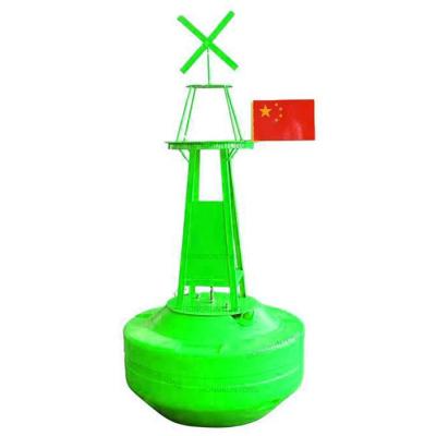 China Red And Green Marine Navigation Buoys Traffic Flow Blow Molding Plastic Buoys for sale