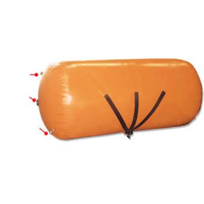 China PVC Coated Polyester Fabric Inflatable Air Lift Bag Cylindrical Underwater Lifting Bag for sale