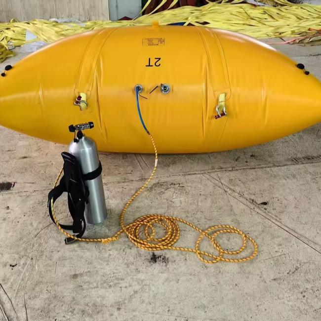 Underwater Lift Bag specifications label
