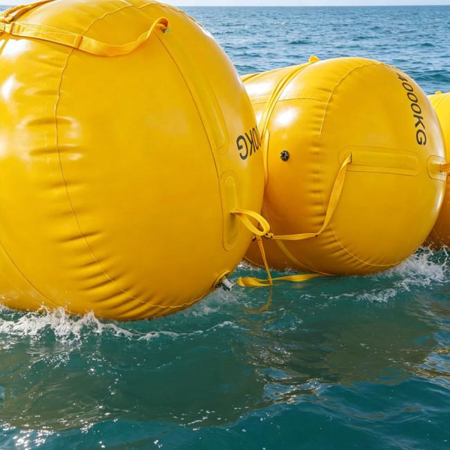 Heavy duty reinforced webbing on salvage tube