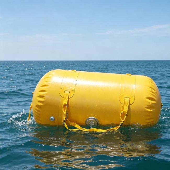 Underwater air lift bag deployment in pipeline installation