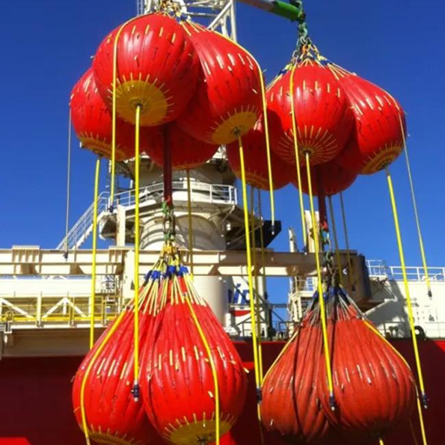 Load testing water bag in industrial application