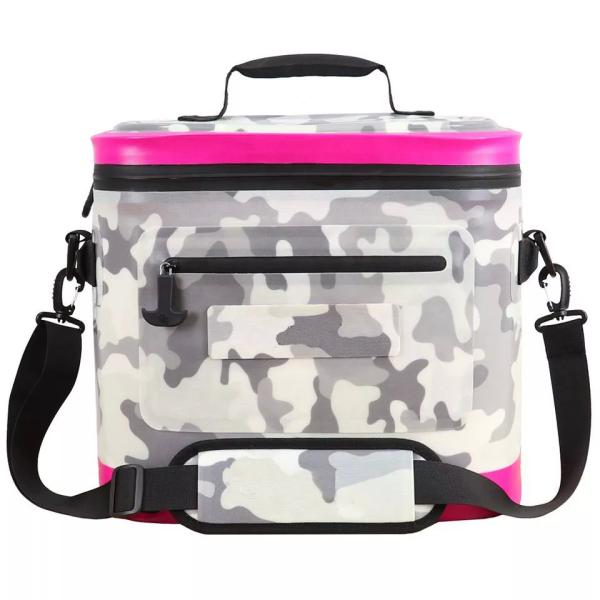 Quality Camouflage TPU Cooler Bag Soft Side Cooler Bag For Outdoor Hiking Camping for sale