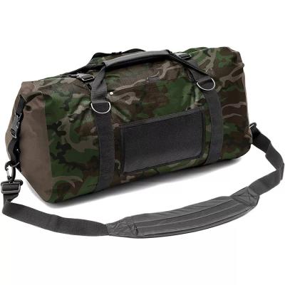 China OEM ODM Ripstop Camouflage Dry Bag 60l Waterproof Duffel Bag Black for sale
