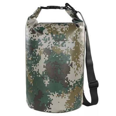 China 0.8mm Thicker PVC Camouflage Dry Bag For Floating Kayaking OEM Available for sale