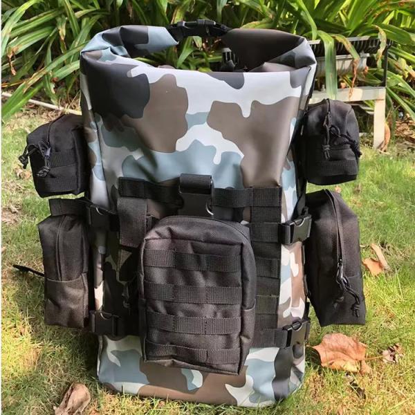 Quality Tarpaulin 500D PVC 40l Camouflage Waterproof Bag Military Tactical Dry Bag for sale
