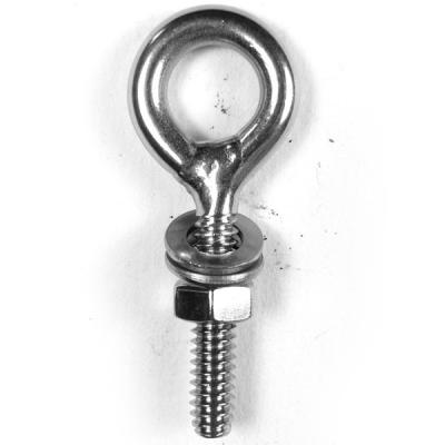 China Rigging Eye Bolts And Nuts  Ss Nut Eye Bolt 8mm Stainless Steel M4 Weld Eye Bolt With Nut for sale