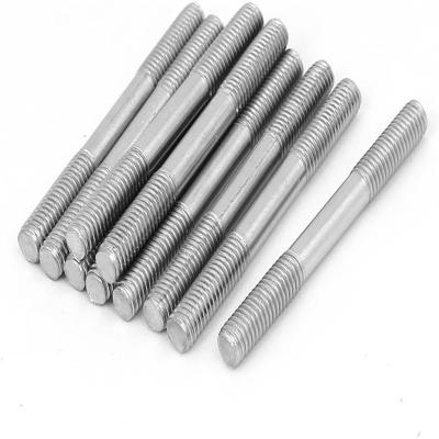 China 316 SS M6 M8 M10 M12 Double Ended Stud Screws Partial Threaded Bolt Thread Rod for sale