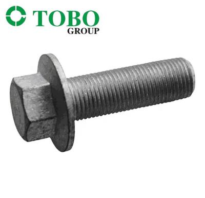 China Factory Manufacture Hardware 6mm Fasteners Hexagonal Head Flange Bolts Steel 4.8/ 6.8/ 8.8/ 10.9/ 12.9 DIN6921 for sale