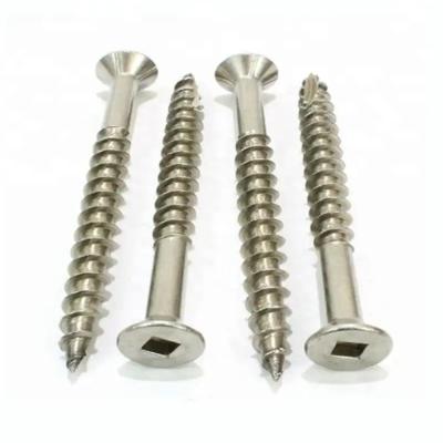 China 2205 2507 Stainless Steel Square Screw M10 Countersunk Head Self Tapping Drywall Screw for sale
