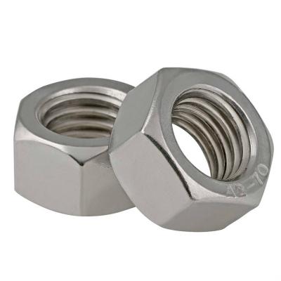 China DIN934 With Metric Coarse And Fine Pitch Thread  Stainless Steel Hexagon Nuts for sale