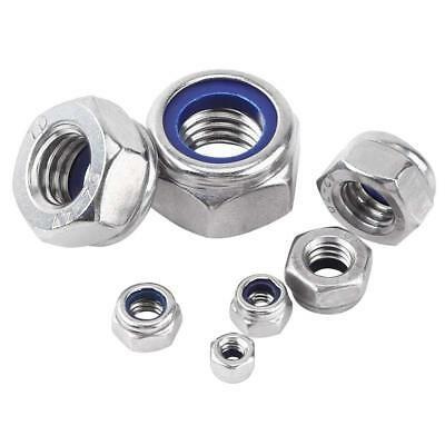 China Hardware Fasteners DIN 982 M4 M6 M8 Hex Nylon Locking Nuts for sale