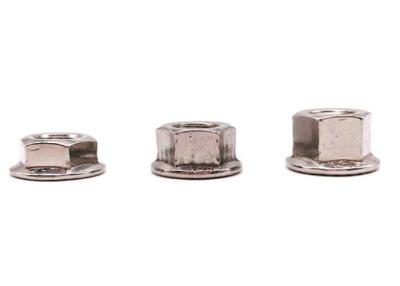 China Jam Nut 304 Stainless Steel Nylon Hexagon Lock Nut Jam Nut With Nylon Ring for sale