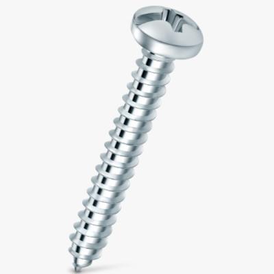 China DIN 7981 Cross Recessed Pan Head Tapping Screws for sale