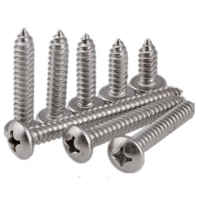 China DIN7981 Stainless Steel Carbon Steel Pan Head Cross Micro Self Cutting Screws for sale