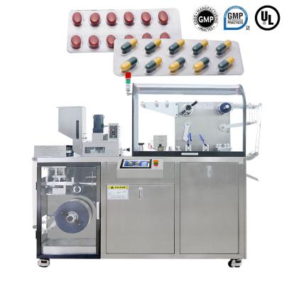 China Automatic Pharmaceutical Pill Blister Packing Machine Soft Gel Capsule Tablet for sale