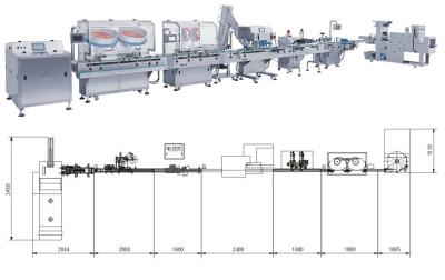 China Tabuleta automática da cápsula que conta a linha de produção de engarrafamento da máquina à venda