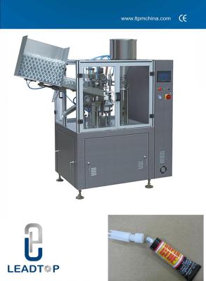 China 4kw 380V / 220V Hot Glue Tube Filling Sealing Machine With Alarm System for sale