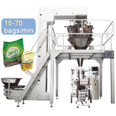 China Multifunctional Automated Packaging Machine PLC Control For Fried Food for sale