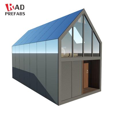 China RAD Luxury Glass Movable Design Easy / Fast Install Prefab Loft Homes for sale