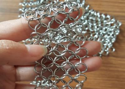 China 316 Stainless Steel Chainmail Ring Mesh Use Water Features , Shower Curtains for sale