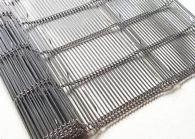 China Rod Pitch 8MM Stainless Steel Wire Mesh Conveyor Belt For Pizza Furnace for sale