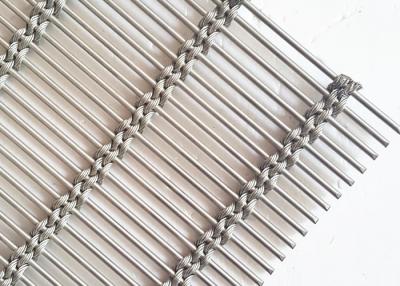 China Stainless Steel Architectural Wire Mesh Facade, Decorative Cable Rope Wire Mesh for sale