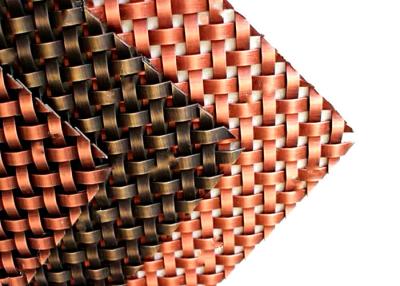 China Pantalla decorativa constructiva del alambre plano de las fachadas, malla de alambre para los diseños de los muebles en venta