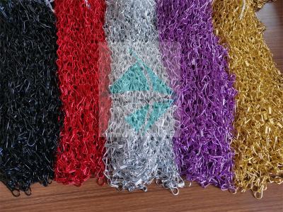 China Aluminum Decorative Jack Hook Meshed Curtain Designs Pattern Appearance for sale