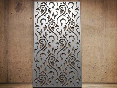China Outdoor Laser Cut Minimalist Decorative Mesh Screens For Garden Wall Art for sale