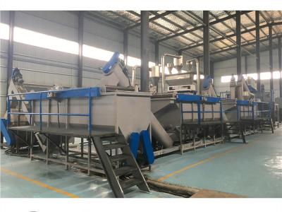 China Línea PLC 300kg/H NSK SKF del fregado de las botellas del animal doméstico 185KW de la planta de reciclaje en venta