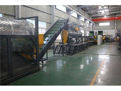 China 50PPM PET Bottle Recycling Line PLC 800KW Dirty Flakes Production Line for sale