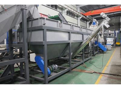 China NSK SKF Waste Plastic Recycling Plant Pe Pp Hdpe Bottle 125KW for sale