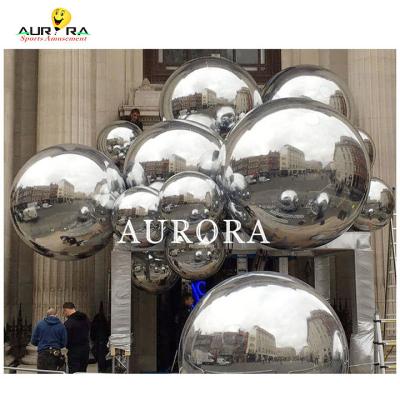 China Outdoor Inflatable Floating Ball Indoor Advertising Decoration Disco Mirror Ball for sale