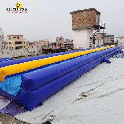 China 20m Inflatable Water Slide Commercial Inflatable Water Slip N Slide For Adults for sale