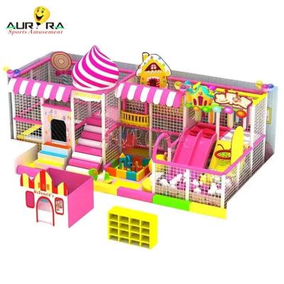 中国 Newest sales customized plastic colorful children indoor playground soft play 販売のため