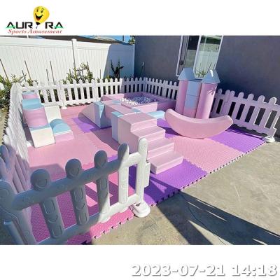 China Soft Toy Blue White Kids Soft Play Equipment Non Toxic Customized Logo for sale