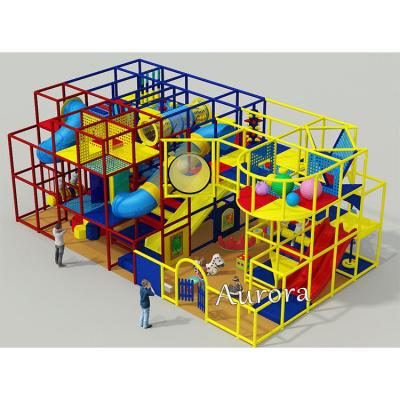中国 Children'S Playgrounds Indoor Center Ground Play Area Playground Equipment 販売のため