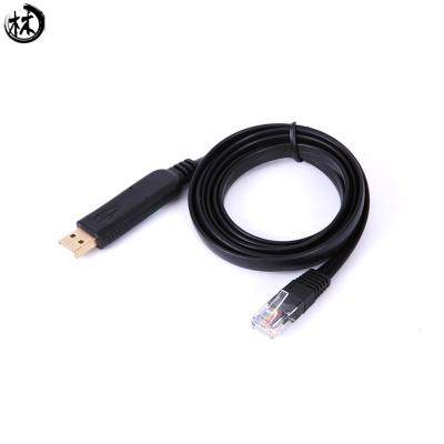 China FTDI Chip PVC Network Cable Console Rollover Cable  For Cisc Routers for sale