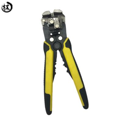 China 766 Multifunction Network Cable Accessories Self Adjusting 24-10 AWG Wire Stripper for sale
