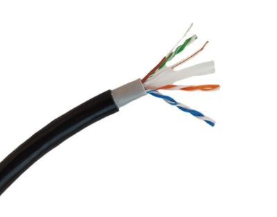 China Cabling System Cat5e PVC Network Cable CCA/CU Conductor 0.45mm-0.51mm for sale