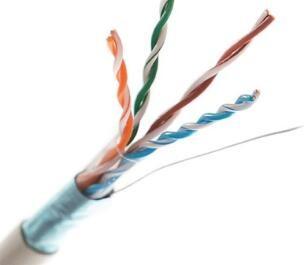 China cable de Ethernet externo de 250MHz FTP, chaqueta del PVC/de LSZH del cable de Ethernet de Cat6a en venta