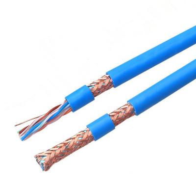 China Gigabit CAT6A Lan Cable Pure Oxygen Free Copper Shielded Twisted 4 Pairs for sale