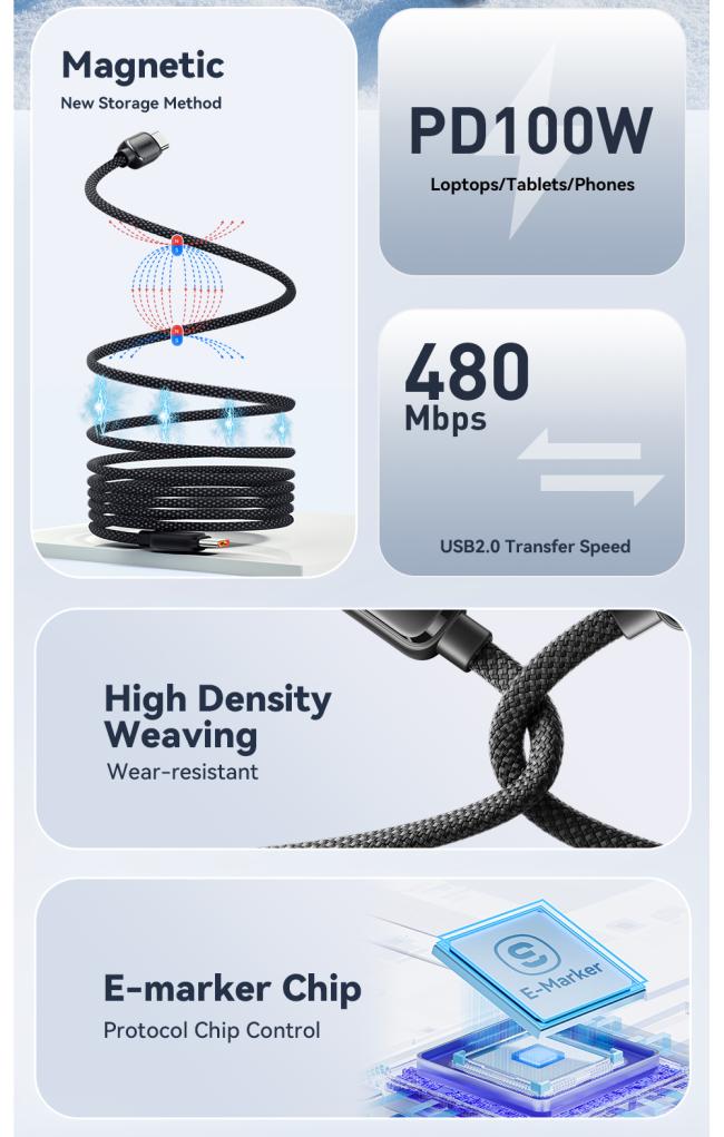 ESSAGER ES-X56 Series magnetic connection demonstration