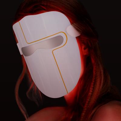 China Máscara amarela azul vermelha da luz da máscara 3.7V Skincare da terapia da luz do diodo emissor de luz à venda