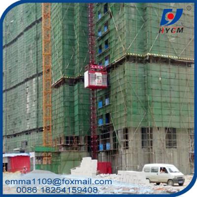China SC100 Single Cage Building Hoist Residential Elevator Building Material And Workers for sale