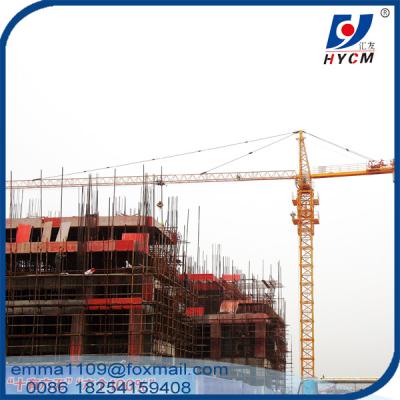 China 10tons QTZ160 Tower Crane Quotation Chinese TC6024 Model 60m Large Boom for sale